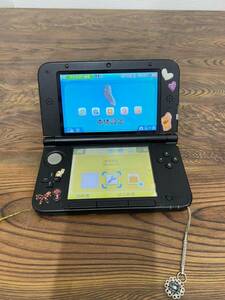 ニンテンドー3DSLL 本体 レッド/ブラック 任天堂 WAP-002 3DS LL 通電のみ確認済み　タッチペン 無