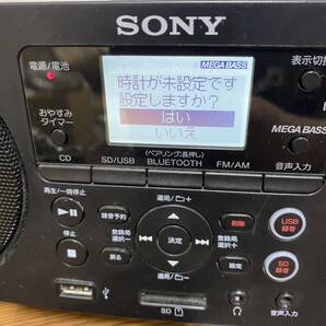 SONY ZS-RS81BT CDラジオ パーソナルオーディオシステム 通電確認済み の画像2