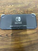 ニンテンドー Nintendo 任天堂 Switch Lite グレー スイッチライトHDH-001 動作確認済み　初期化済み　充電器セット_画像5