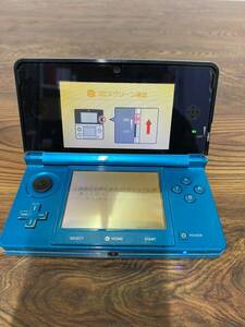 Nintendo ニンテンドー3DS 3DS WAP-002 動作確認済み　初期化済み　液晶曇り有り