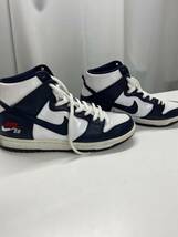 NIKE ナイキ SB DUNK HIGH PRO ダンク　ハイ　プロ　スニーカー 紐付き　ハイカット　28cm_画像2