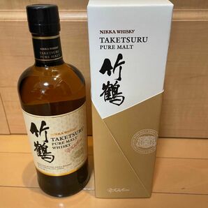 ニッカ NIKKA 竹鶴 ピュアモルト ウイスキー　フルボトル　逆輸入