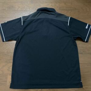 美品 CUTTER&BUCK カッター&バック 半袖ゴルフシャツ LL メンズゴルフウェア 半袖シャツ カッターアンドバック ブラック 黒の画像7