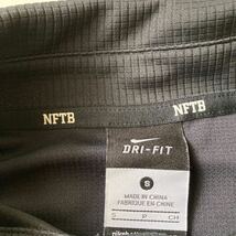 NIKE ナイキ　NFTB 半袖シャツ　S メンズ　ストレッチ速乾素材　ブラック　黒　_画像3
