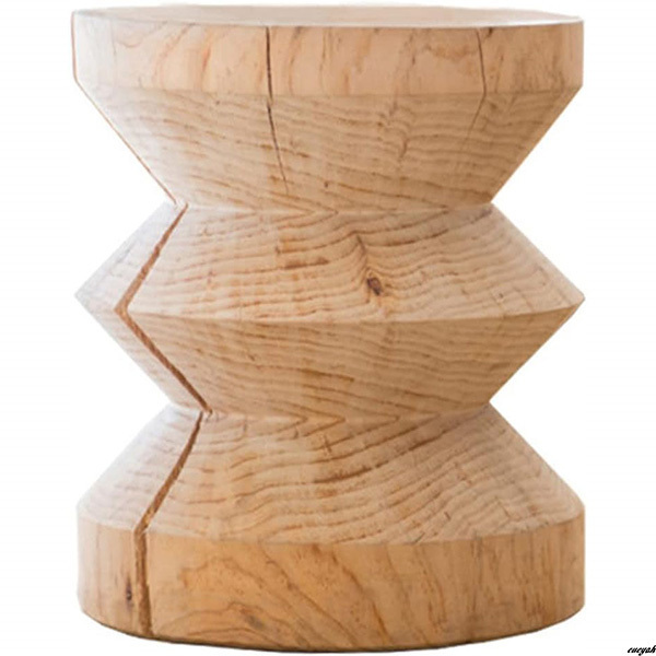 木製スツール コーヒーテーブル 丸いスツール 直径32cm 丸太 切り株 ソファサイド ベッドサイド テーブル おしゃれ