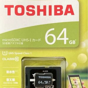 TOSHIBA microSDXCカード64GB Class10 UHS-I対応