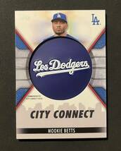 Mookie Betts Topps Series 1 City Connect Patch Dodgers Relic ムーキー ベッツ ドジャース パッチ 大谷翔平 チームメイト_画像1