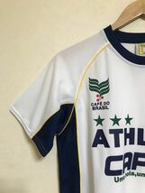 ATHLETA CAPAZ アスレタ トレーニングウェア ドライ Tシャツ サッカー トップス サイズS 半袖 白 紺_画像7