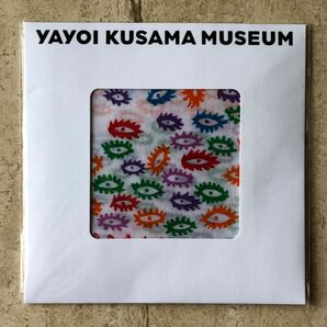 草間彌生【I LOVE-EYES 2013】ハンカチ　YAYOI KUSAMA MUSEUM official goods 公式