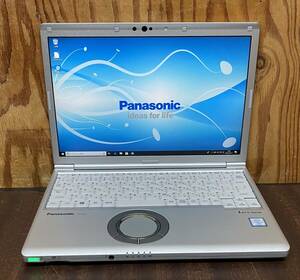 ★★使用時間1720h 高スペック 超高速 Panasonic Let's note CF-SV8/i5-8365U/メモリ8GB/SSD256GB/SIMスロット/FULL HD/カメラ/Win10★★