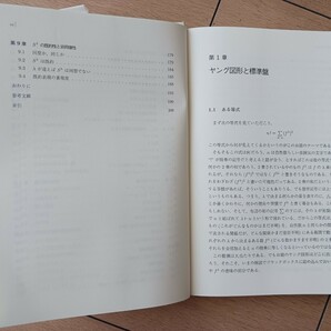 ヤング図形のはなし/絶版本/寺田至/日評数学選書/希少本/良本の画像5