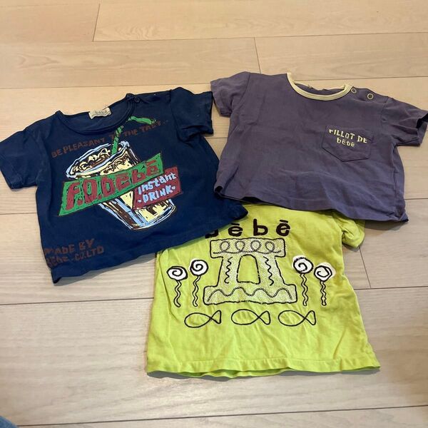 べべ Tシャツ キッズ 半袖Tシャツ Bebe