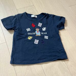 リオポップ　くま 可愛い半袖Tシャツ キッズ 半袖 半袖Tシャツ Tシャツ