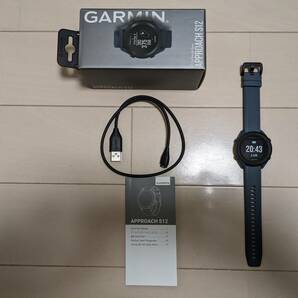 中古品 GARMIN ガーミン APPROACH S12 スマートウォッチ ゴルフナビ グレー GPSナビ スポーツ用品 時計 ゴルフ 距離の画像5