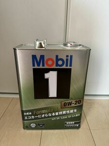  Mobil 1 engine oil 0W20 new goods 4 liter Formula J remainder 1 piece 