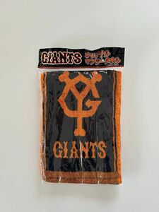 【未使用】讀賣巨人　ジャイアンツ　GIANTS フェイスタオル　ブラック×オレンジ