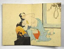 緑屋t■ 時代物　春画帳　12図面　古美術品　i9/3-6878/30-4#60_画像3