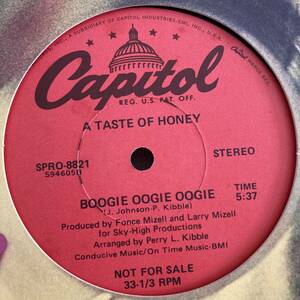 A Taste Of Honey / Gloria Jones - Boogie Oogie Oogie / Bring On The Love (Why Can't We Be Friends Again) 12 INCH