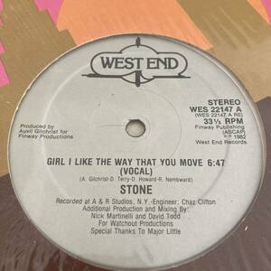 Stone - Girl I Like The Way That You Move 12 INCH