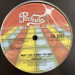 Unique - What I Got Is What You Need 12 INCH