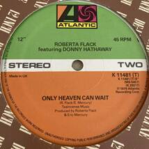 Roberta Flack Featuring Donny Hathaway - Back Together Again / Only Heaven Can Wait 12 INCH_画像2