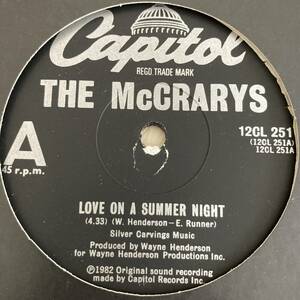 The McCrarys - Love On A Summer Night 12 INCH