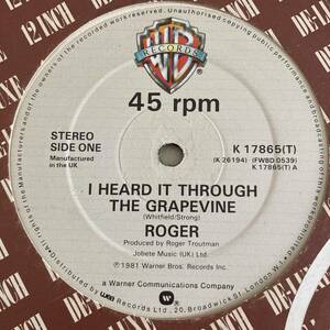 Roger - I Heard It Through The Grapevine 12 INCH