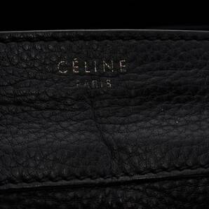 ＣＥＬＩＮＥ セリーヌ ラゲージ マイクロショッパー レザー ブラック レディース トートバック 手さげ ハンドバックの画像6