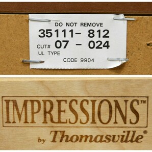 PB4DK41 アメリカ トーマスビル Thomasville IMPRESSIONS ナイトテーブル サイドチェスト 2杯 ドロワー サイドテーブル 収納 IDC大塚家具 の画像10