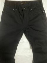 美品！Nudie Jeans ヌーディージーンズ　ブラックデニム　ジーンズ　W34_画像3