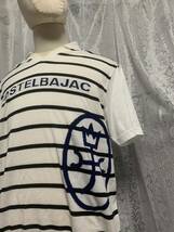 未使用！CASTELBAJAC カステルバジャク　半袖　ポロシャツ　Vネック　デカロゴ　ボーダー　サイズ50_画像10