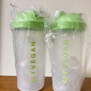 マイプロテイン　シェイカー　グリーン　600ml×2個