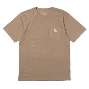 カーハート K87 ポケット Tシャツ ベージュ　S　新品　Carhartt