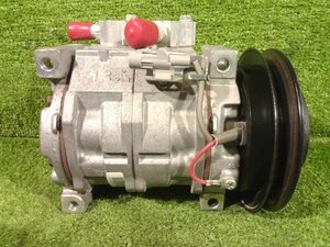  Dutro XZU605M air conditioner compressor 134F 24V V belt DENSO 447220-5843 10S13C glance clean junk 