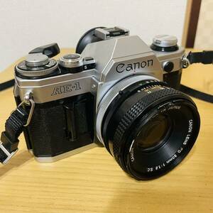 Canon AE-1 LENS FD 50㎜ F1.8 S.C. キヤノン 一眼レフカメラ FDマウント レンズセット フィルムカメラ