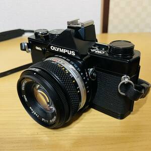 OLYMPUS OM-2 N ブラック オリンパス フィルムカメラ MF一眼レフ　OM-SYSTEM G.ZUIKO AUTO-S 50mm f1.8 単焦点レンズ