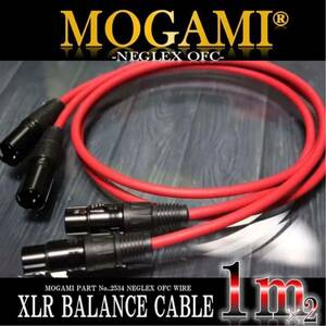 [ bargain ]MOGAMI2534 XLR Canon cable 1.0m× 2 ps [ new goods!]r