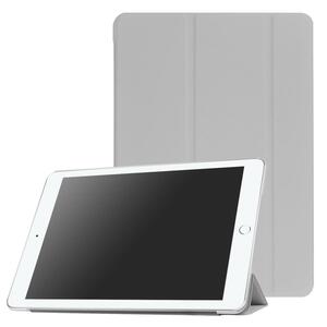 iPad ケース iPad5 / iPad6 / iPad Air1 / iPad Air2 兼用 三つ折スマートカバー PUレザー アイパッド カバー スタンド機能 グレー