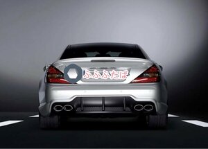 メルセデス・ベンツ　R230 SLクラス　AMG SL63 65カーボンリアディフューザー　カーボンファイバー