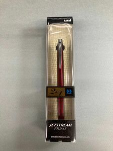 ジェットストリームプライム　2&1 0.5 ダークボルドー 三菱鉛筆