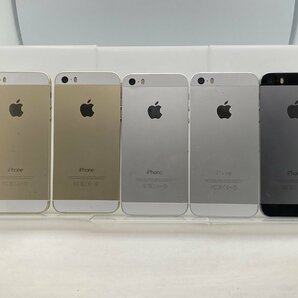 【中古・ジャンク】まとめ売り5台 液晶浮き 他 Apple iPhone5s docomo NW利用制限〇 本体 A-14739の画像2