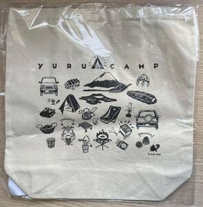 ゆるキャン△ イラスト トートバック yurucamp キャンプ アイコン ラシーン ビーノ ハスラー 富士山 エーライト テント 寝袋 B6君 焚火台