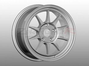 送料E★ゼロファイターRabaulシルバー 15x7J+35 PCD114.3/5H★ラバウル EK9 DC2 DB8 シビックタイプR インテグラ T-R TYPER JDM USDM90年代