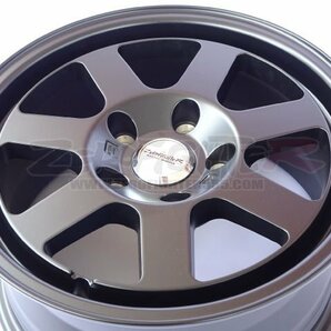 送料E★ゼロファイターZEKEマットブラック 15x7J+35 PCD114.3/5H★ジークEK9 DC2 DB8シビックタイプR インテグラ T-R TYPER JDM USDM90年代の画像5