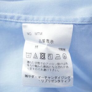 【良品】 鎌倉シャツ KAMAKURA SHIRTS 3-YL174 シャツ Yシャツ 高級 ワイドカラー ブルー XL相当 メンズの画像7