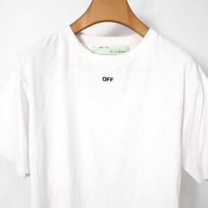 オフホワイト Off-White 4-SD014 バックロゴ ホワイト Tシャツ カットソー M メンズ 大き目の画像3