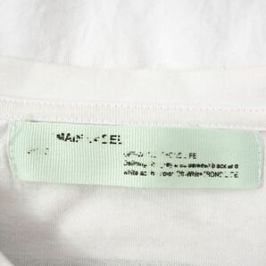 オフホワイト Off-White 4-SD014 バックロゴ ホワイト Tシャツ カットソー M メンズ 大き目の画像9