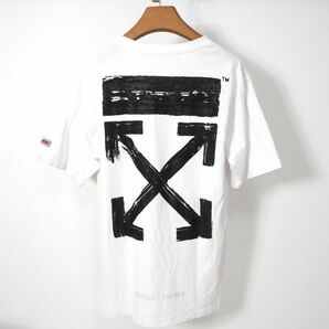 オフホワイト Off-White 4-SD014 バックロゴ ホワイト Tシャツ カットソー M メンズ 大き目の画像1