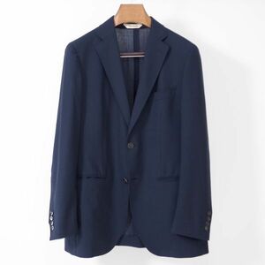 [ прекрасный товар ] paul (pole) Stuart Paul Stuart 4-HT011 шерсть весна лето tailored jacket темно-синий 48 мужской 