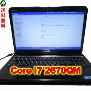 DELL Inspiron N5110【Core i7 2670QM】　【Windows7世代のPC】 ブルーレイ 電源投入可 USB3.0 HDMI ジャンク　送料無料 1円～ [89060]